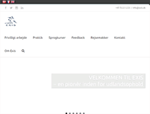 Tablet Screenshot of exis.dk